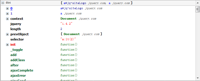 jQuery 核心函数以及jQuery对象