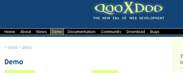 qooxdoo - the new era of web development