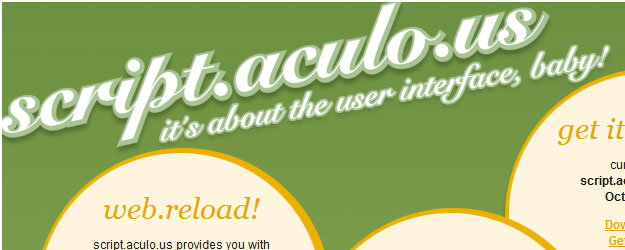 script.aculo.us - easy-to-use, cross-browser user interface JavaScript libraries