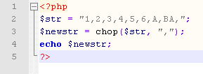 php去掉字符串的最后一个字符附substr()的用法