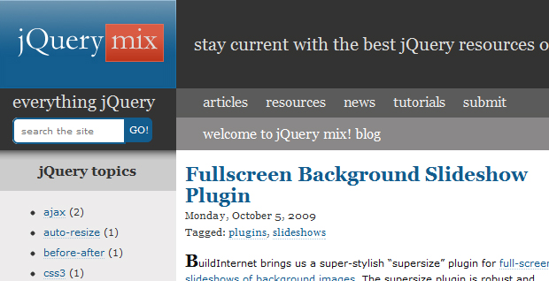 很棒的学习jQuery的12个网站推荐