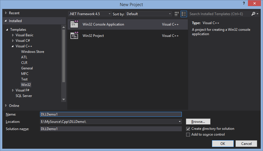 在Visual Studio中用C++语言创建DLL动态链接库图文教程
