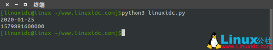 Python 时间戳之获取整点凌晨时间戳的操作方法